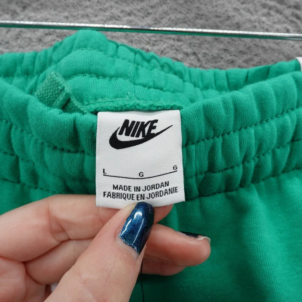 Nike Club Fleece Kids Jogger Sweatpants Green Elastic Waist Youth Large NEW‎